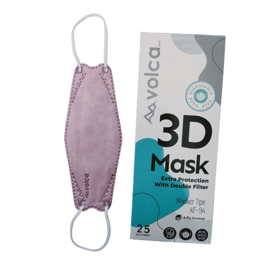 Masker KF94 isi 25 pcs Per BOX Masker Korea High Quality model Evo Plusmed Masker Duckbill