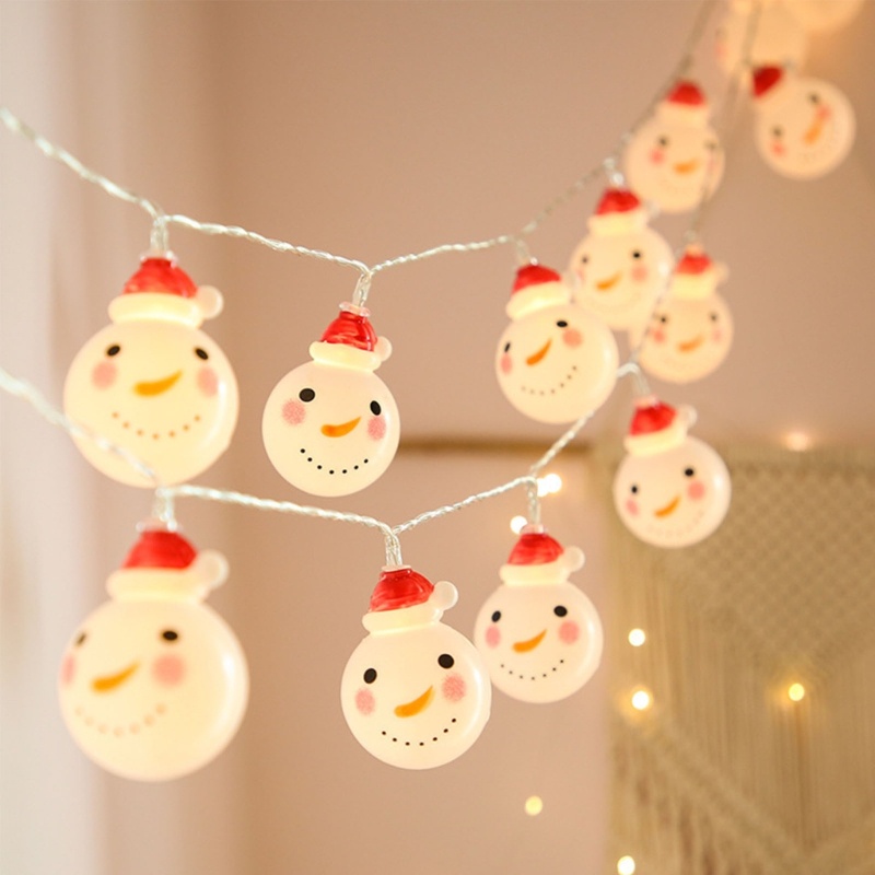 Zzz Lampu Tumblr LED Bentuk Snowman Untuk Dekorasi Natal