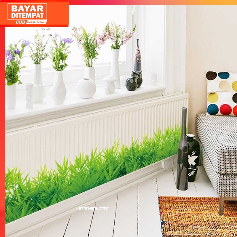 (100% ORI) VEELIKE Sticker Wallpaper Dinding Model Rumput - RQ1022