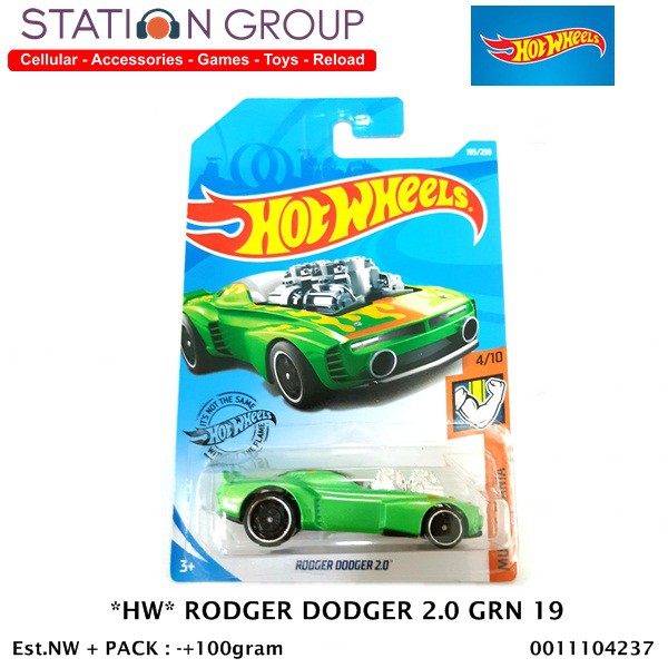 HOT WHEELS RODGER DODGER 2.0 GREEN 19
