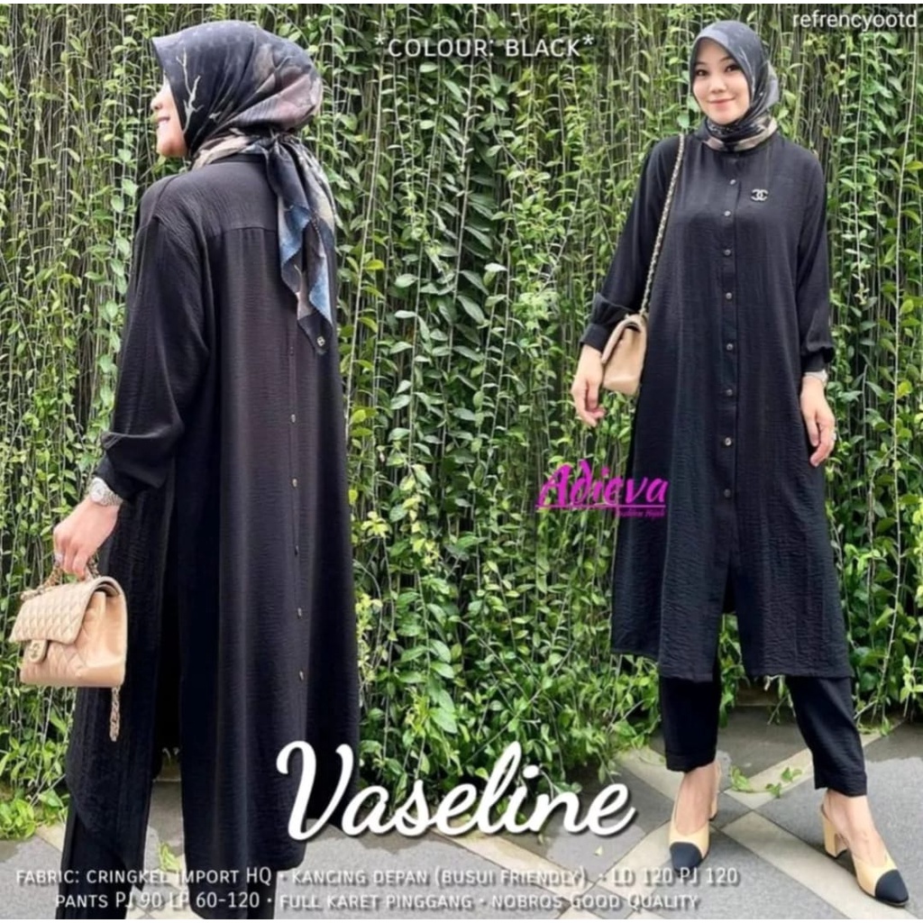 Stelan Long Tunik Cringkle Kemeja Kancing Depan Belakang || ONE SET LONG TUNIK CRINKLE DIVYA ONE SET PREMIUM CRINKLE AIRFLOW FULL KANCING KEKINIAN //SETELAN TRENDI TERBARU RAYON CRINKLE2022 / Hijab Fashion Trendy / ARRAZAQU COLLECTION