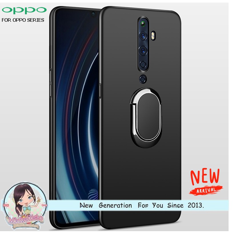 Case Oppo RENO ZOOM 10X 6.6 RING Magnetic Slim Matte Softcase Casing