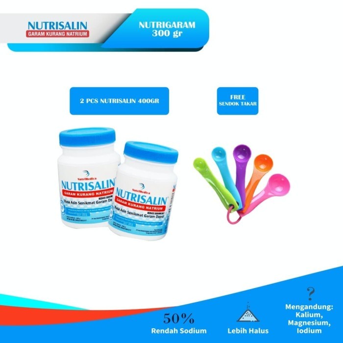 

Bundle 2pcs Nutrisalin 400 gram GRATIS hadiah