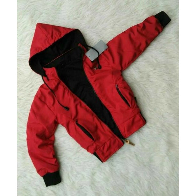 JAKET HOODIE BOLAK BALIK ANAK DAN DEWASA BRANDED