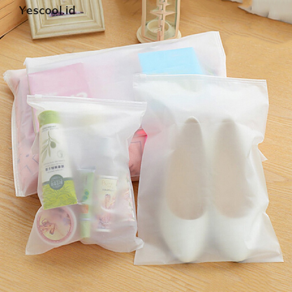 【Yescool】 1PCS Waterproof Zipper Underwear Sock Storage Bag Travel Trips Luggage Organiser  .