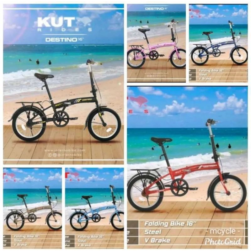 Sepeda Lipat 16 Family Destino Kuta Touring Spongebob