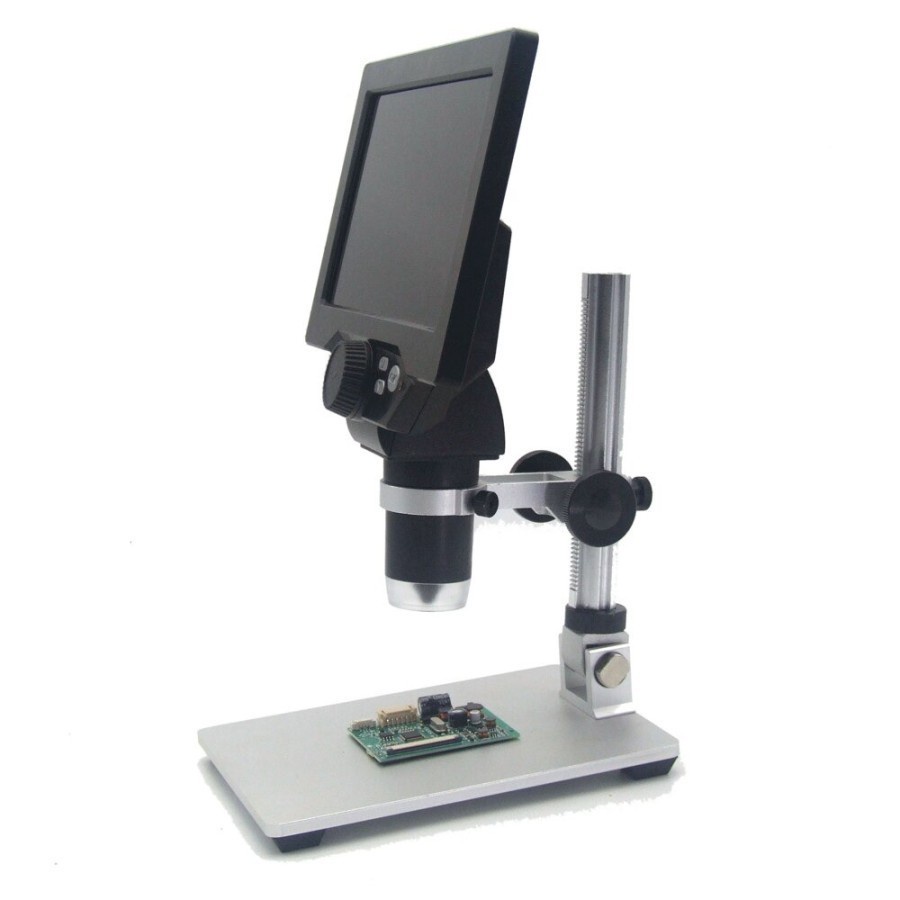 Portable LCD Digital Microscope Mikroskop Digital 12MP 1200X Monitor Super Canggih Multifungsi Termu