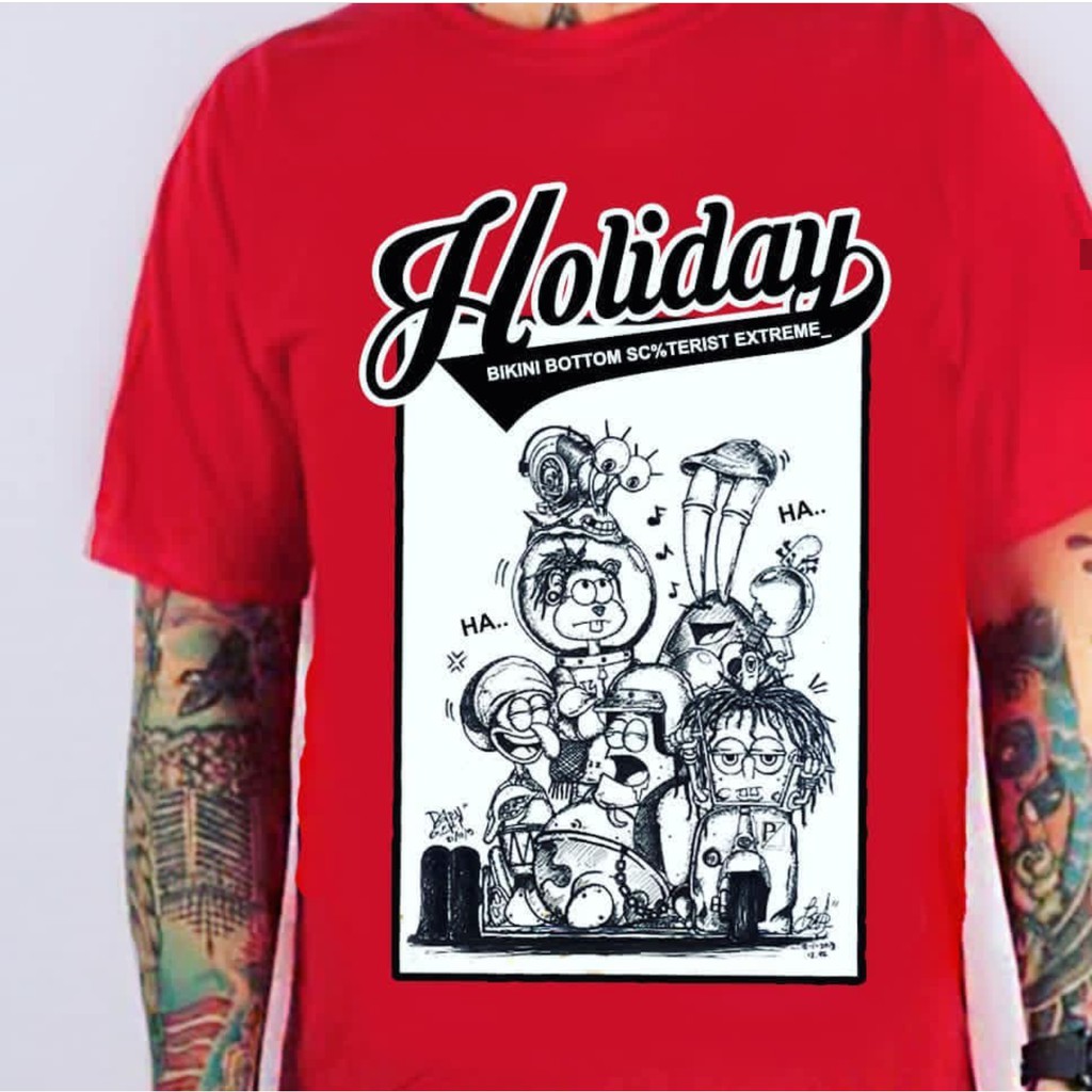 Kaos Vespa Original Geri Independent Holiday Shopee Indonesia