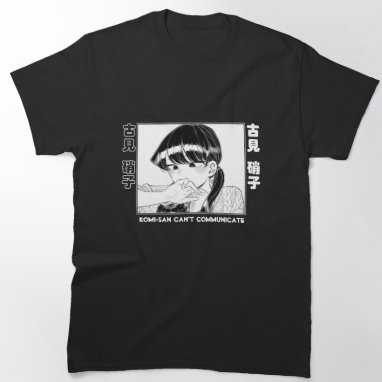 Tshirt Komi san Twintail Anime Manga Premium Unisex