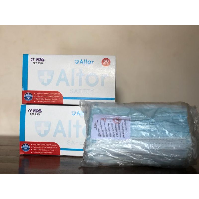 Masker Hijab Altor 1box Isi 50Pcs