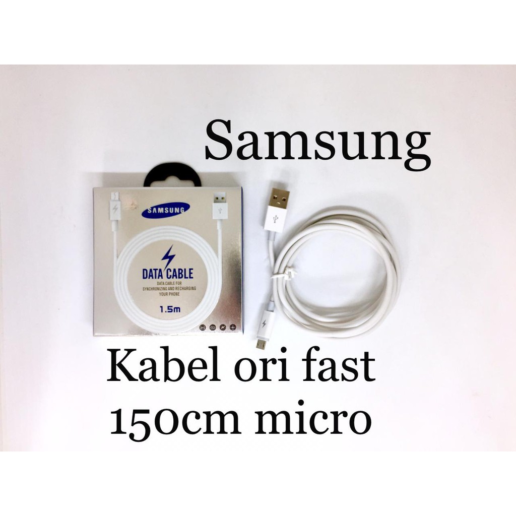 KABEL DATA SAMSUNG OPPO VIVO XIAOMI 150CM ORIGINAL READY TYPE MICRO-USB DAN TYPE-C