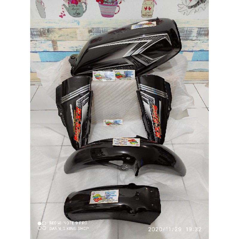 body set baju set rx king 2004 hitam original yamaha