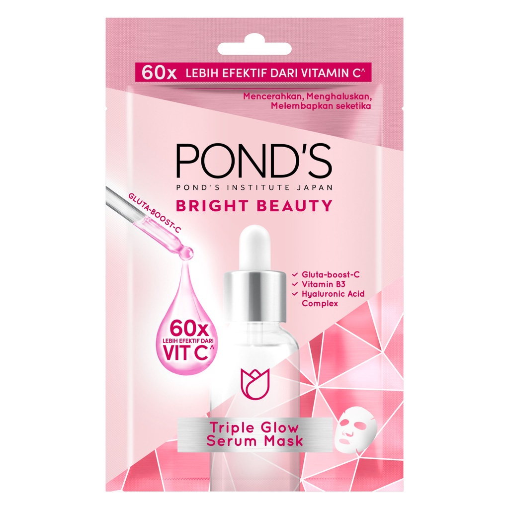 POND'S BRIGHTENING BEAUTY SERUM MASK 20GR -