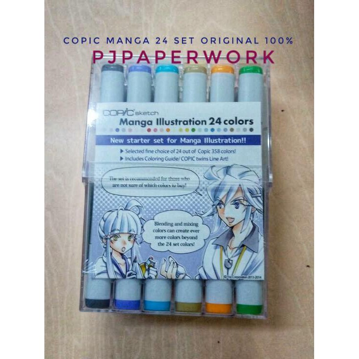 

Art / Copic Sketch Manga Illustrations 24 Set Original