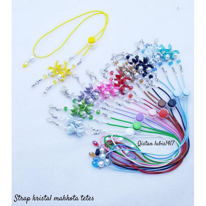 Strap kristal mahkota tetes beli 10 free 2