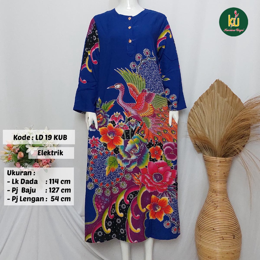 COD LD 20 KUB | DASTER PANJANG KENCANA UNGU ASLI LABEL BIRU | LongDress Wanita Lengan Panjang Busui ini-7