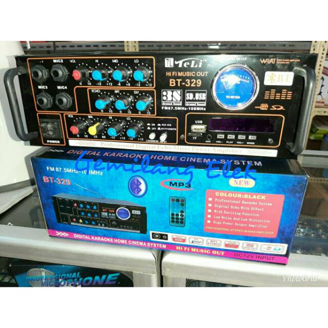 Amplifier Karaoke TELI BT-329 BLUETOOTH