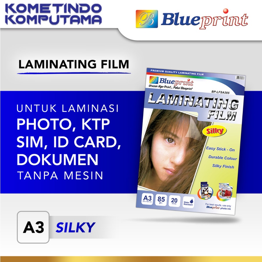 BP-SFA385 Kertas Laminating Silky Film A3 BLUEPRINT