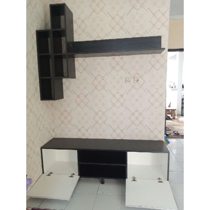 rak tv , lemari tv , backdrop tv