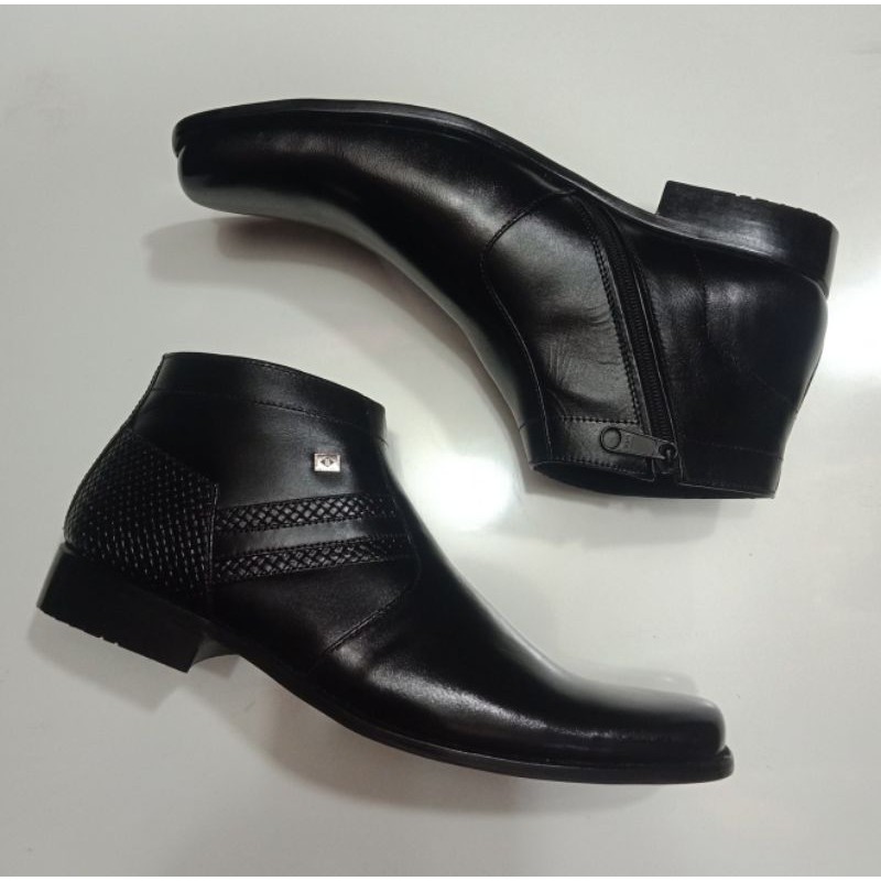 Pantofel Boot Pria / Sepatu Formal Pria / Sepatu Kantor Kulit Asli / Pantofel Kerja Pria / Sepatu Kerja Pria