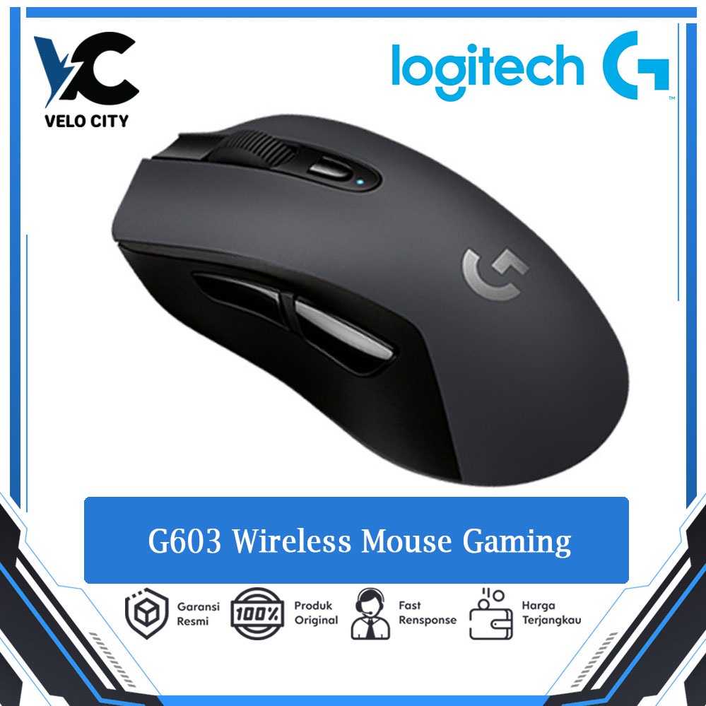 Logitech G603 Lightspeed Wireless Gaming Mouse Original - Garansi Resmi 2 Tahun