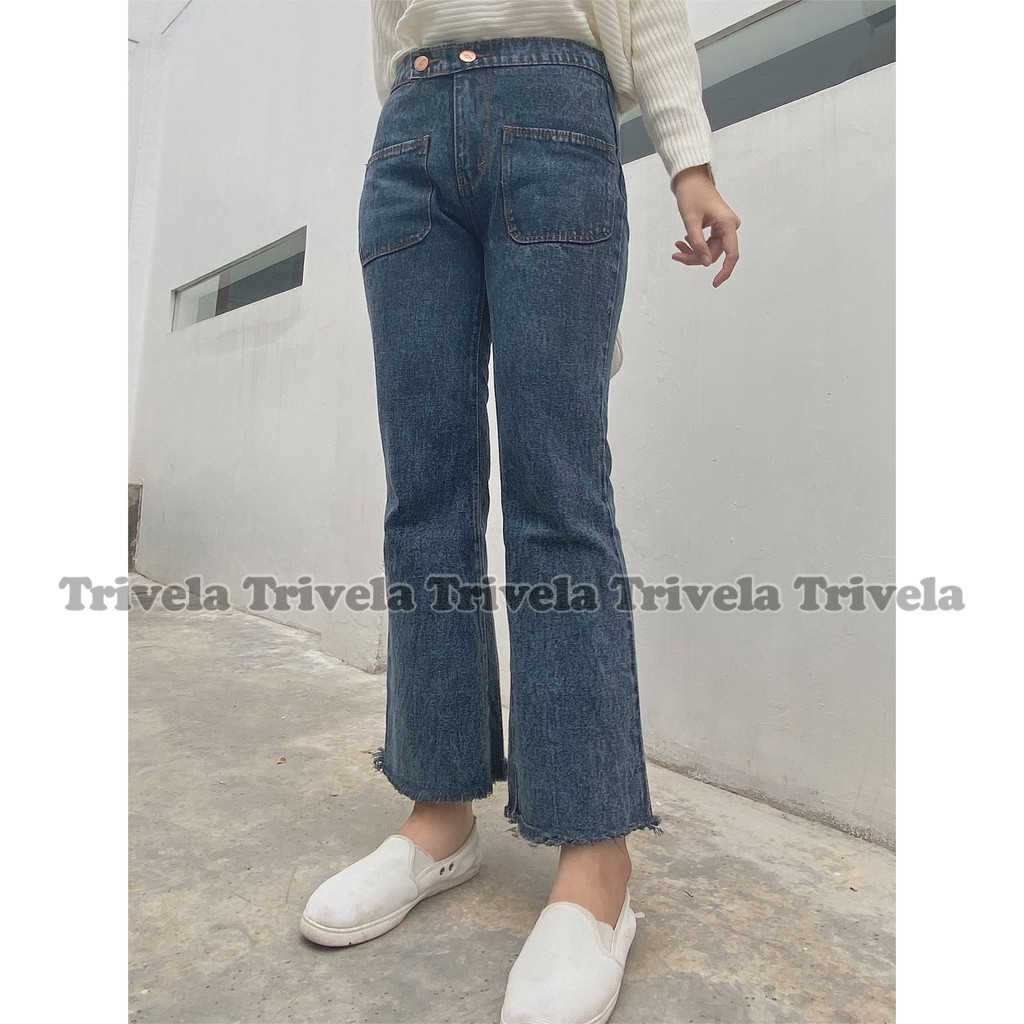 EMIRA CULLOTES JEANS / CELANA JEANS KULOT KANTONG TEMPEL