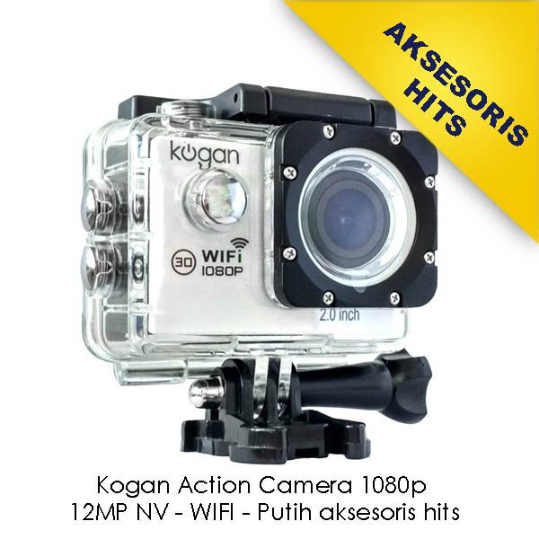 Termurah               SALE Kogan Action Camera 1080p 12MP NV - WIFI - Putih