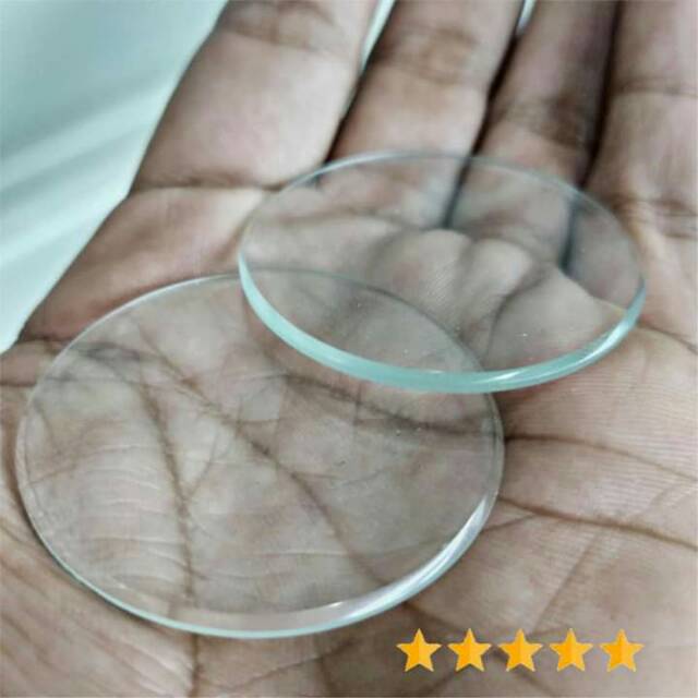 Kaca Jam Tangan Bening Model Siku 3mm