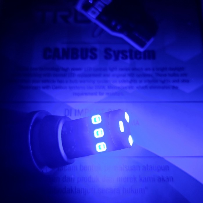Lampu Senja Motor Mobil Led Trubus Tru led T10 Super Terang