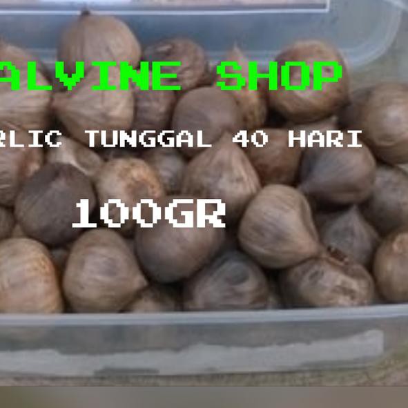 

Bawang Putih Hitam Tunggal Lanang BLACK GARLIC Oven 40Hari ☆