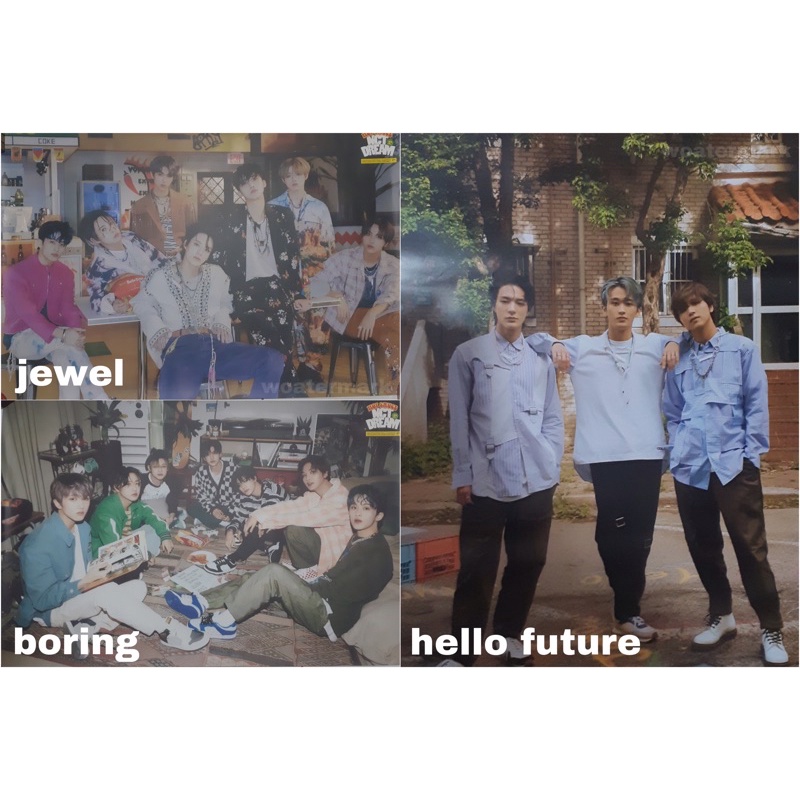 Rolled Poster NCT DREAM Hot Sauce Boring Jewel Hello Future Mark Haechan Jeno