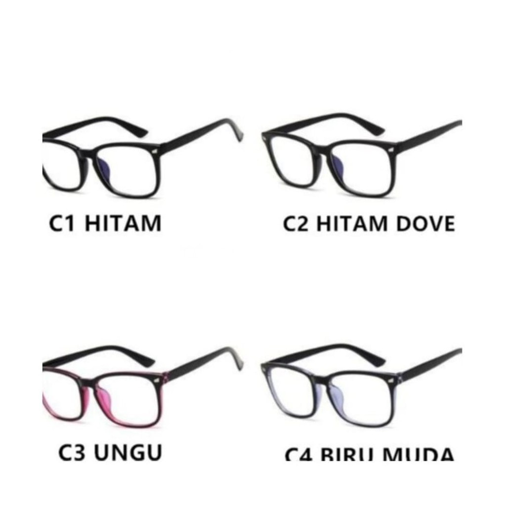 ♥TMALL88♥ Kacamata Optik Frame Plastik Anti Radiasi Untuk Wanita