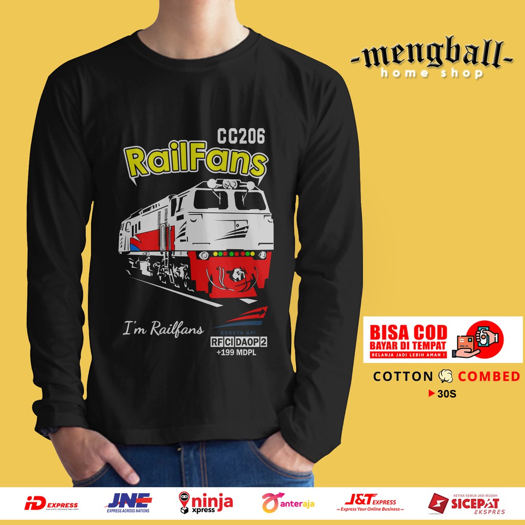 KAOS DISTRO/KAOS CUSTOM/KAOS RAILFANS INDONESIA KAOS KERETA API KAOS PECINTA KERETA API KAOS KAI