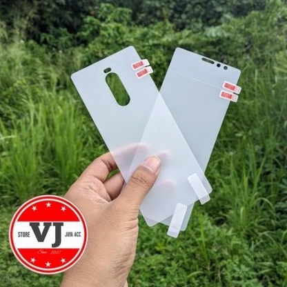 HYDROGEL Matte Depan Belakang Sony Xperia 1 AU Docomo Anti Gores Full