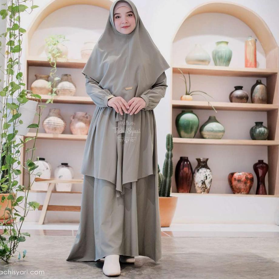 DIERA SET SYARI GAMIS KHIMAR ESHAL ZARA BUSUI FRIENDLY ( GAMIS & KHIMAR )