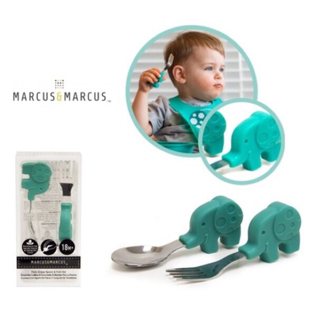 Marcus &amp; marcus Palm Grasp Spoon &amp; Fork Set