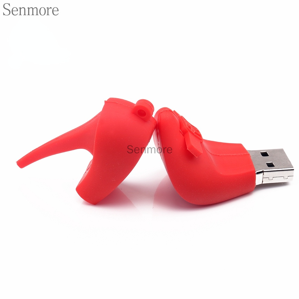 Pendrive 128GB 64GB 32GB 16GB 8GB 1GB Usb Drivr 1TB 2TB Desain Kartun Trick High Heels