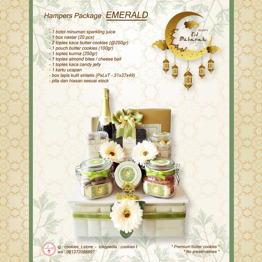 

parsel ramadan / parcel idul fitri / hampers idul fitri EMERALD