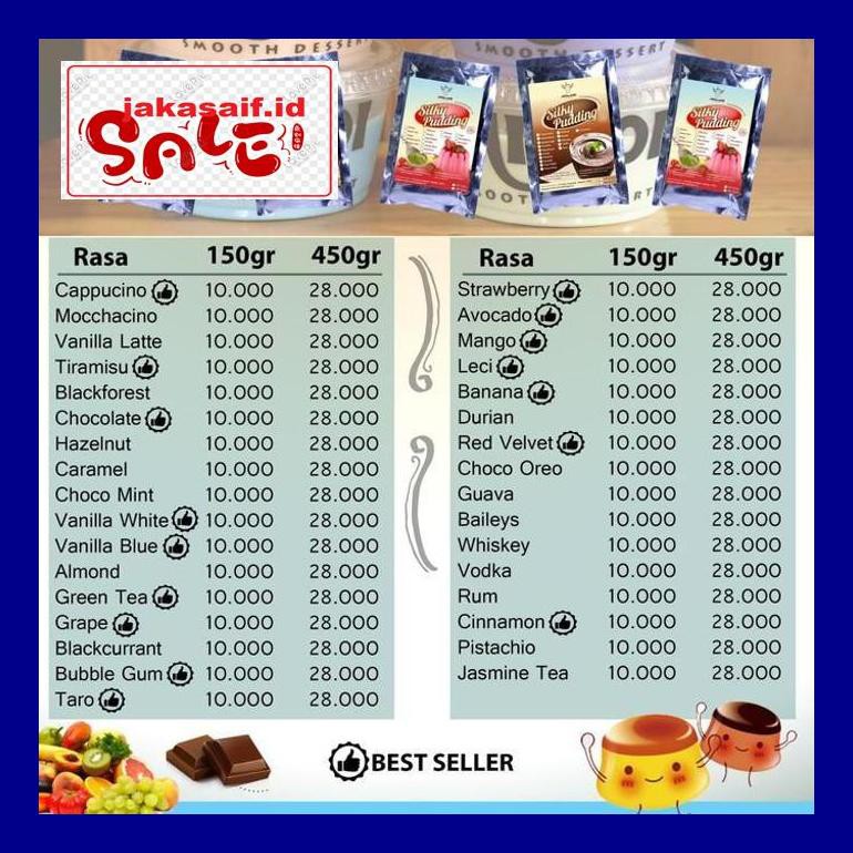 

Jak5D0Yh Silky Pudding Taro/Puding Sutra/Susu/Jelly/Dessert 150Gr D50Jaks