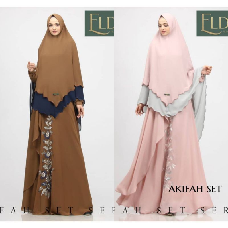 Gamis Syar'i AKIFAH Set by Eldiaaz