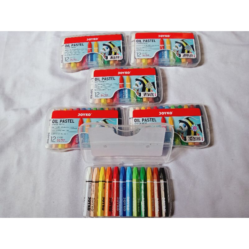 

[GROSIR]-(ECER) PACK Krayon JOYKO ORI Oil Pastel-12 Warna