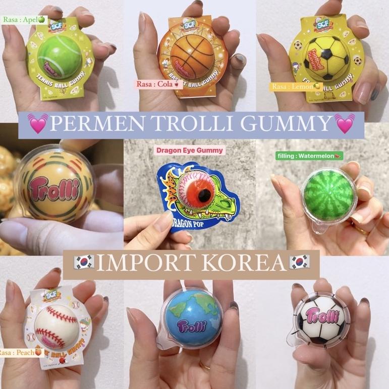 

[PRODUK ZYPYT] Trolli Planet Gummy / Gummi Permen Korea 1 buah Permen Jelly Trolli Gummy NONHALAL 9N0
