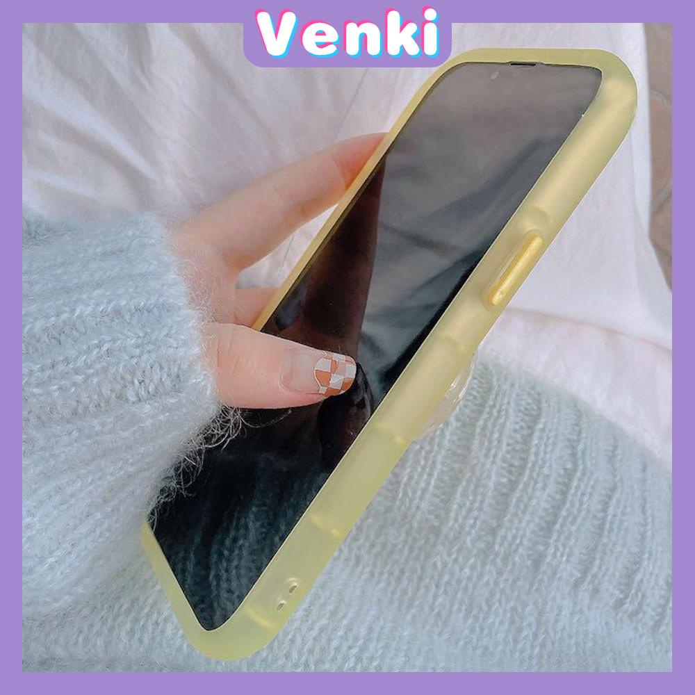 iPhone Case with Grip Cute Folding Stand Clear Case Soft Case TPU Airbag Shockproof Protection Camera Candy Color Compatible For iPhone 14 Pro Max 14 Plus 13 Pro Max 12 11 XR 7Plus