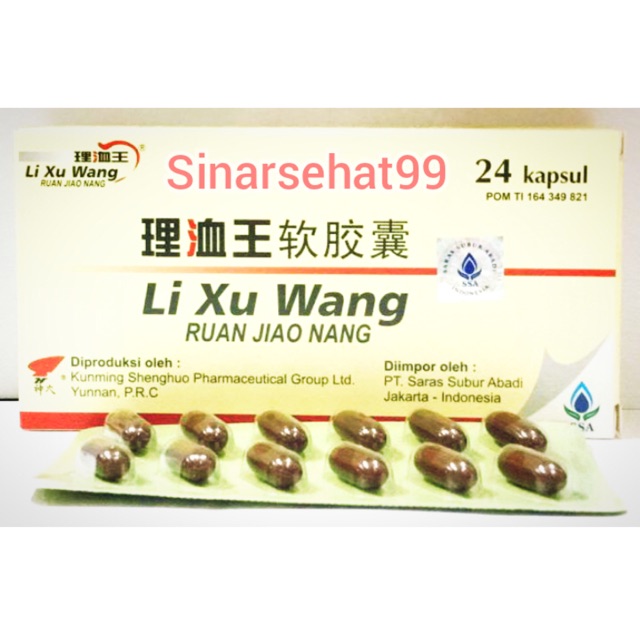 LI XU WANG RUAN JIAO NANG melancarkan peredaran darah