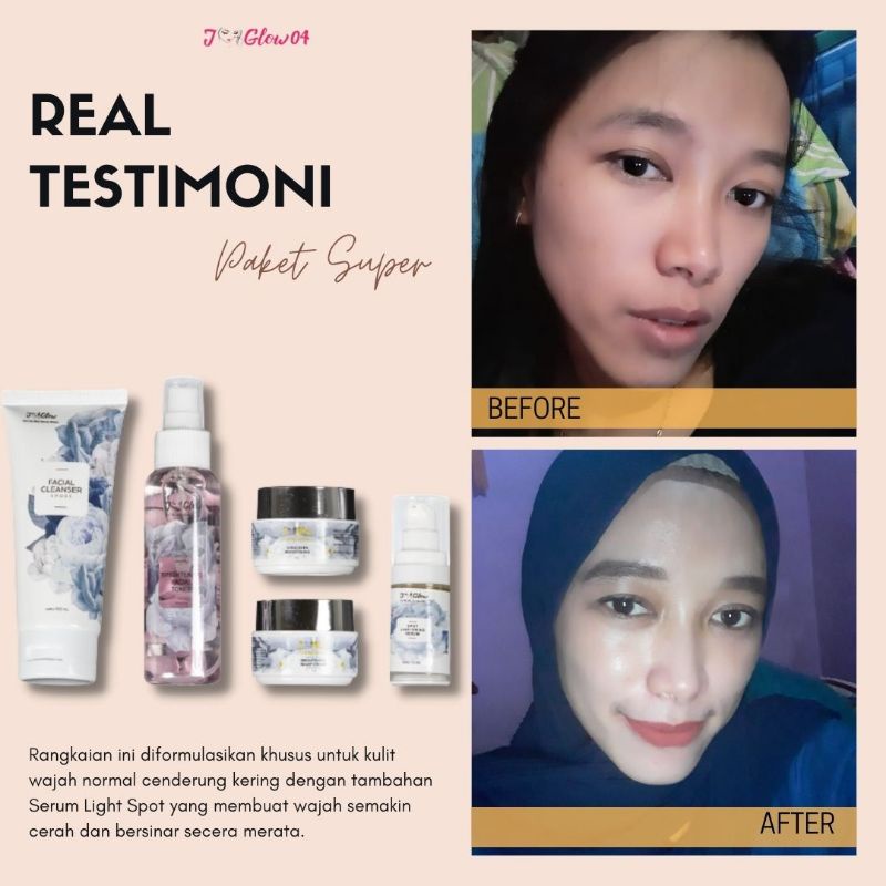 JGLOW SUPER WHITENING / JGLOW SKINCARE/PAKET SUPER /SKINCARE/KECANTIKAN/PERAWATAN WAJAH