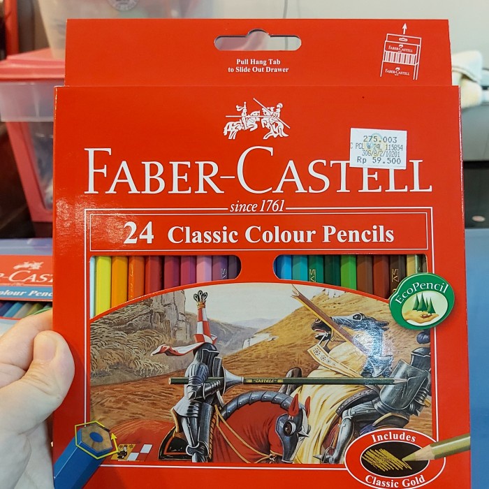 

Hari Ini Pensil Warna Faber Castell 24 Classic Bergaransi