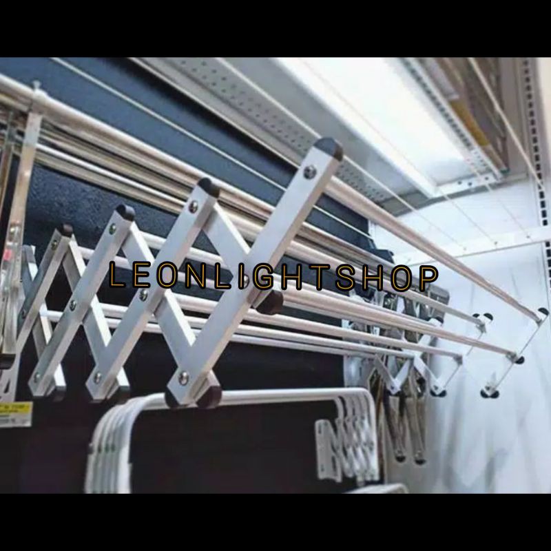 WALL TOWEL RACK STORA ALUMINIUM/ACE GANTUNGAN JEMURAN DINDING/ACE GANTUNGAN HANDUK LIPAT DINDING