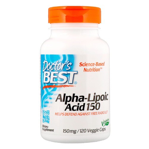 Doctors Best Alpha Lipoic Acid 150 mg 120 Veg Dr Best Lipoic Acid