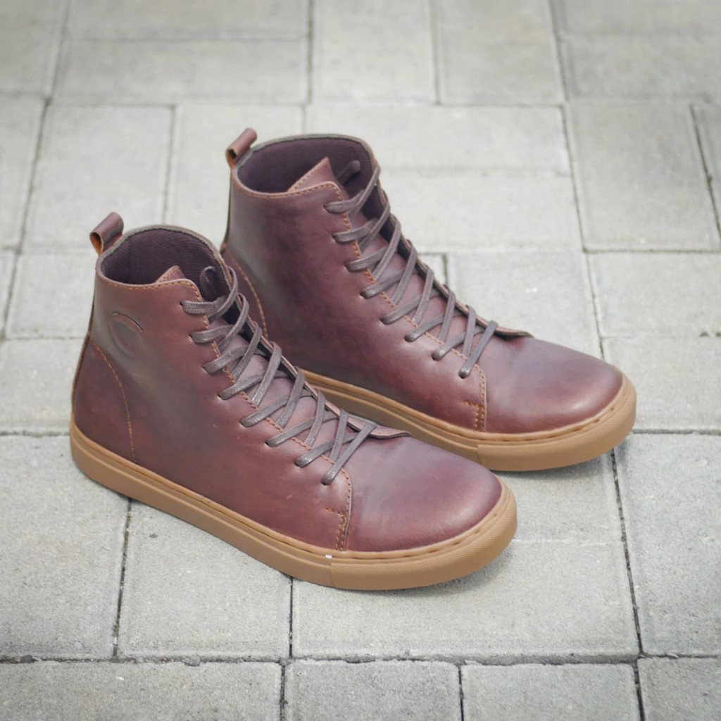 MAGNUS BROWN |FORIND x Greata| Sepatu Vintage Klasik High Hi Pria/Cowok/Men Boots Original Footwear