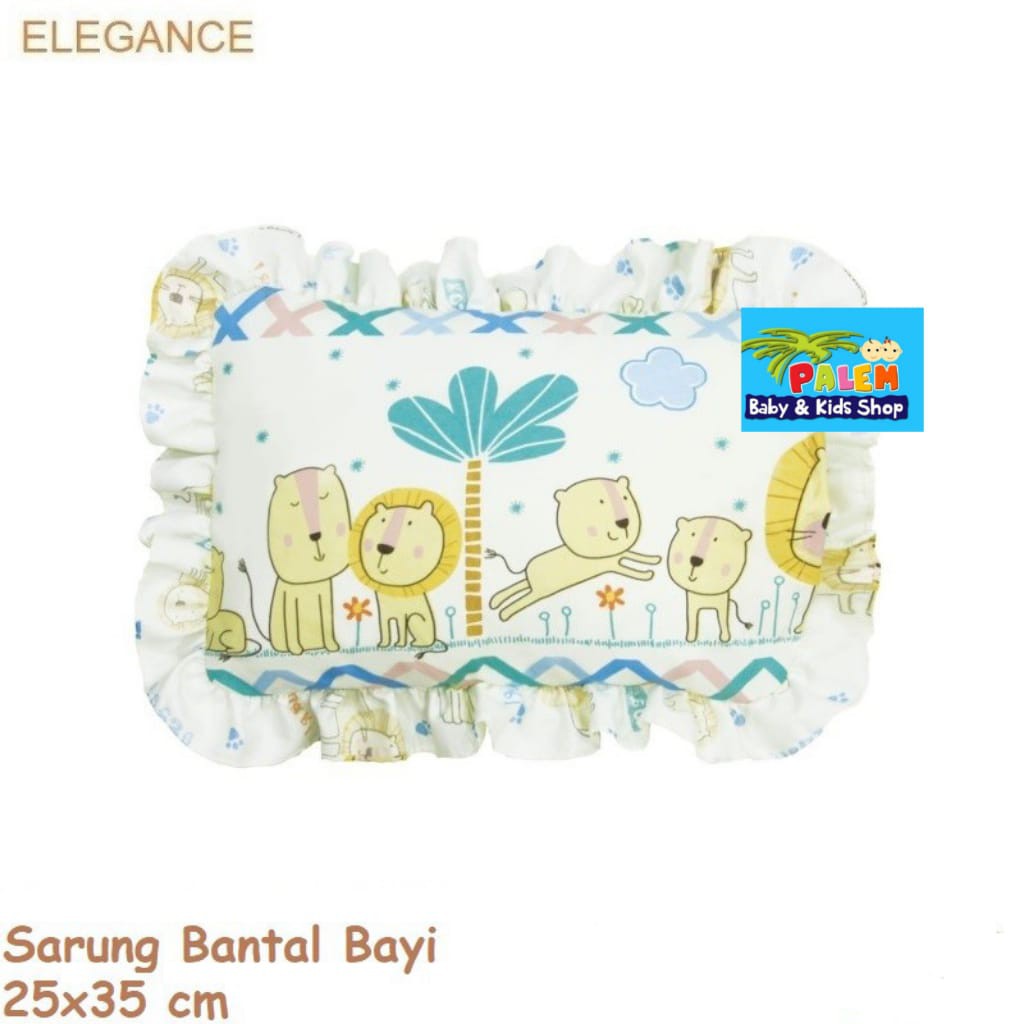 elegance sarung bantal bayi motif 25x35cm isi 1